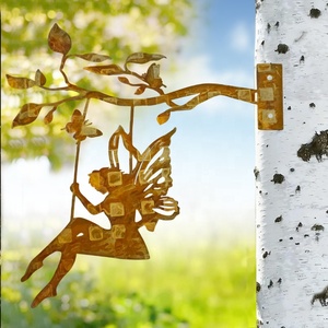 Adornos de Jardín Modernos de Aves: Mapache Rosa, Bigfoot, Garza de las Tierras Altas, Hongo de Ladrillo, Ganso Volador, Aves Decorativas para Jardín - Product Image 2