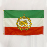 Drapeau national haïtien personnalisé en polyester durable à séchage rapide, imprimé numériquement, fait main, 3x5 pieds (90x150 cm) – Vente en gros