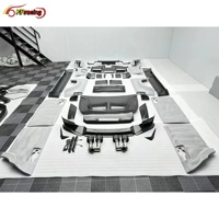 Nouveauté Kit de mise à niveau des accessoires de voiture de style MSY Kit de carrosserie pour Land Rover Defender avec embouts d'échappement de capot en carbone aile arrière