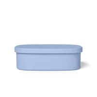 Ensemble de vaisselle en silicone pour bébé et enfant, sans BPA, certifié LFGB, portable, 2 compartiments, chauffable, anti-fuite