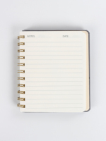 Bloc-notes numérique de luxe SYCC A6 en tissu avec spirale, impression numérique, 100 feuilles, cadeau