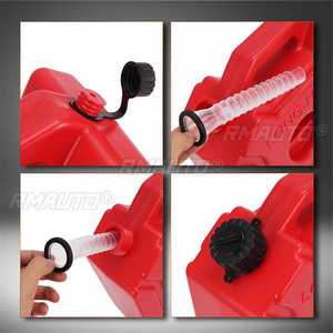 Bidón Portátil de Gasolina de 5L, Tanque de Combustible de Plástico para Coche, Gokart, Recipiente de Repuesto para Gasolina, Bidón para ATV, UTV, Motocicleta - Product Image 5
