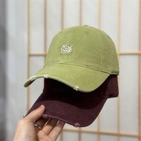 Gorra de béisbol de PVC desgastada y rasgada para mujer, novedad de invierno 2026, de gran tamaño, con corona profunda y ala ancha ajustable