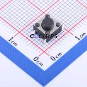 YTSD003A0432504B Tactile Switch SMD-4P,6x6mm Switch Single Pole Single Throw Round Button 2.5N Vertical Mount - Product Image 1