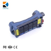 Télécommande de grue industrielle DEKE DK1-8D-15, double vitesse, sans fil, portée 200m, étanche IP65