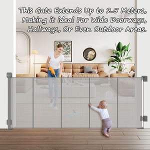 Lunettes <span class=keywords><strong>de</strong></span> soleil Extra Brede Staaf Intrekbare Baby Poorten Hond Kat Baby Poort <span class=keywords><strong>lange</strong></span> Poorten - Product Image 3