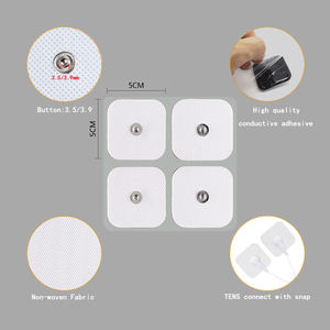 Filme de condutividade para dez eletrodos, para unidades dezenas condutividade eletrodo 5*5cm almofadas de eletrodo adesivas - Product Image 2