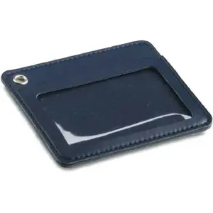 Porte-badge en similicuir fabriqué en Italie, merchandising personnalisé - Product Image 1