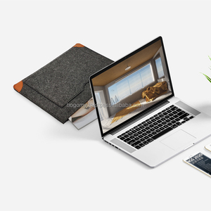 Bolsa de Fieltro Personalizada para Archivos, Maletín de Fieltro para Computadora, Bolsas de Almacenamiento para Materiales de Reuniones, Carpetas con Botones, Paquete de Archivadores para Laptop - Product Image 1