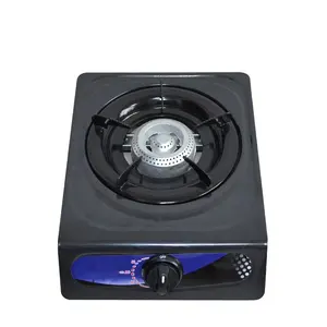 Portable 0.35mm Non Stick Iron Sheet Gas Stove With Single Cast Iron Burner BW-1001N