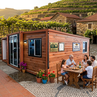 Maison mobile modulaire de luxe moderne de 20/40 pieds, préfabriquée, extensible, type conteneur, prête à vivre, avec cuisine et salle de bain