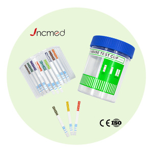 Bandelettes de <span class=keywords><strong>toxicologie</strong></span> certifiées CE 12 panneaux Tasses de test multi-médicaments Kit de test de drogue urinaire - Product Image 3