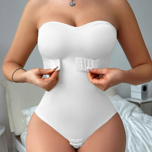 Faja Moldeadora de Cuerpo para Mujer, Sin Costuras, Sin Tirantes, Tipo Top Tubo, con Soporte para el Busto, Efecto Reductor de Abdomen y Levantamiento de Glúteos, Leotardo Moldeador Corporal - Product Image 1