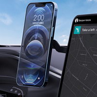 Support de téléphone portable sans fil en alliage d'aluminium magnétique ultra-léger de haute qualité pour tableau de bord de voiture et extension d'ordinateur portable