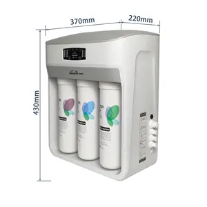 מטהר מים ביתי ברמה גבוהה 100 ליטר חשמלי RO מערכת אוסמוזה הפוכה עם 5+ שלבים לטיפול במים במטבח