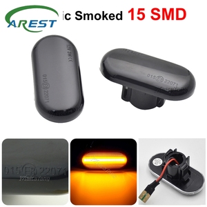 Para Dacia Duster Dokker Lodgy <span class=keywords><strong>Renault</strong></span> <span class=keywords><strong>Megane</strong></span> 1 Clio1 2 KANGOO ESPACE Smart Fortwo 453 luces de señal de giro de marcador lateral dinámico Led - Product Image 2