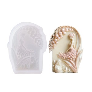 Set Fai-da-Te per Candela Profumata e Diffusore di Aromi al Mughetto, Decorazione per Camera da Letto, Regalo e Bomboniera, Stampo in Silicone Incluso - Product Image 6