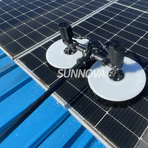 <span class=keywords><strong>Brosse</strong></span> électrique à double tête pour panneaux solaires, machine de nettoyage PV <span class=keywords><strong>télescopique</strong></span> de 8 m - Product Image 5