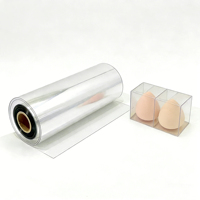Boîte d'emballage pliable transparente en PVC de qualité alimentaire, personnalisable OEM, couleur et forme sur mesure, gaufrage/laminage brillant, épaisseur 1mm/2mm pour