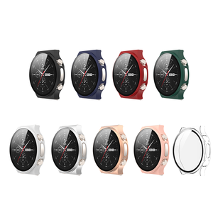 Funda Protectora para Reloj <span class=keywords><strong>Huawei</strong></span> <span class=keywords><strong>GT2</strong></span> <span class=keywords><strong>PRO</strong></span> con Cobertura Total de PC y Cristal Templado, Funda Protectora para <span class=keywords><strong>Huawei</strong></span> Watch Fit <span class=keywords><strong>Gt2</strong></span> <span class=keywords><strong>Pro</strong></span> ECG - Product Image 6