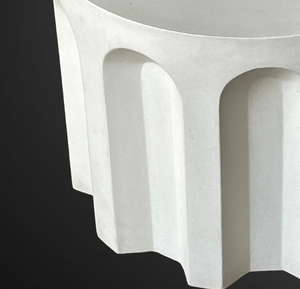 Vietnam OEM Table d'appoint de salon moderne Table basse ronde de jardin simple décoration de salon de bureau de club Table basse en béton - Product Image 2