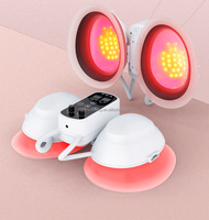 Appareil de beauté portable pour le lifting des seins, instrument de soin du buste à LED et à vide pour la physiothérapie