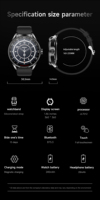 Reloj Inteligente Redondo con Auriculares Inalámbricos D9E 2026, Nuevo Diseño 2 en 1, Llamadas BT, Música, Frecuencia Cardíaca, Oxígeno en Sangre, Reloj Inteligente con Auriculares