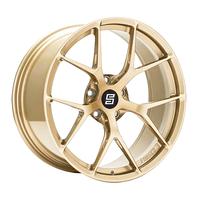 Nouvelles jantes forgées agressives à 5 branches concaves dorées 5x112/5x120/5x114.3 de 18, 20 et 22 pouces pour Tesla Model Y et BMW Série 3 X5