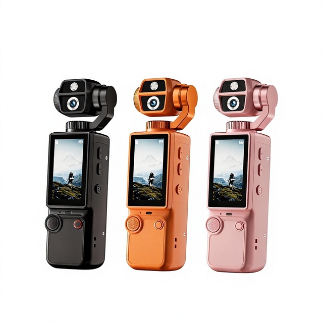 Cross-border Q9 Handheld Outdoor Sports Camera 4K HD Auto Focus 1.9-Inch Screen 180 Rotatable Lens Conference Recording Pocket