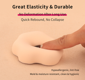 Lot de Houppettes Éponge Personnalisées en Forme de Patte de Chat, Utilisation Humide et Sèche, Matériau RUBYCELL, Sans Latex, Outil de Mélange pour Fond de Teint, Vente en Gros - Product Image 6