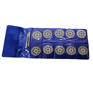 22mm Electroplated diamond mini cutting discs Porous jade tooth grinding discs small saw blades Emery grinding cutting discs