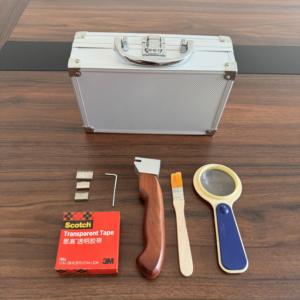 Testeur d'adhérence <span class=keywords><strong>de</strong></span> revêtement, couteau à grille 100 points, coupe-grille pour film <span class=keywords><strong>de</strong></span> peinture avec lames, emballage en boîte d'aluminium - Product Image 4