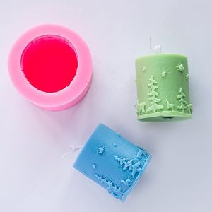 <b>Winter</b> Wonderland Decor: Festive Christmas Molds for Unforgettable Home Presents Silicone <b>Candle</b> Mold - Product Image 4