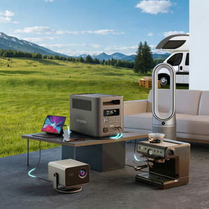 Station d'alimentation portable avec panneau solaire MPPT à onde sinusoïdale pure 1024Wh, livraison depuis entrepôt étranger - Product Image 1