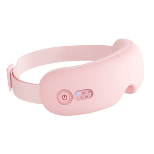 Dispositivo de masaje plegable con compresión por airbag, vibración, terapia térmica, música Bluetooth, máscara para ojos inalámbrica, máquina de masaje ocular rosa. - Product Image 6