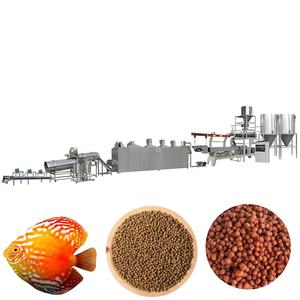 Nueva Línea de Producción de Alimentos para Peces/Perros/Gatos de Doble Tornillo - Máquina de Pellets Flotantes/Sumergibles de Alta Productividad, Capacidad de 1 Tonelada/h, Acero Inoxidable - Product Image 2