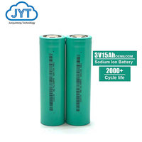 Batterie au sodium 3V 15Ah 40140 Na Ion, cellules de batteries cylindriques au sodium-ion, batterie au sodium-ion
