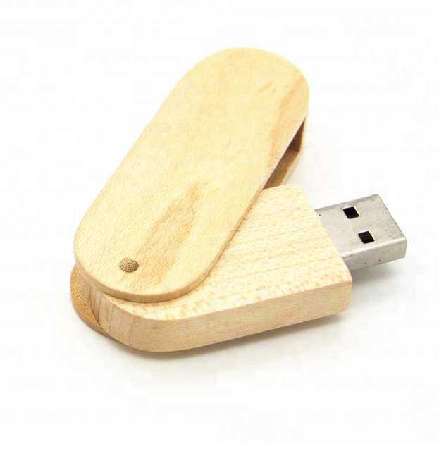 Wholesale Bamboo Customized Swivel Usb Flash Drive 128 Gb 64Gb 32Gb 16Gb 8Gb 4Gb Wooden Usb 2.0 3.0 U Disk Stick Pendrive