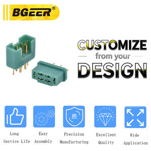 グリーンヘキサソリスオナルプラグ - MPXモデルバッテリーパワーコネクタ、RCモデルアクセサリー用銅金メッキ端子 - Product Image 5