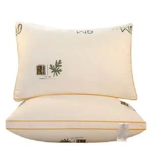 Pillow for Bed Economic Good Quality Cotton White Polyester Microfiber Filling Pillow for Hotel Home Hospital
