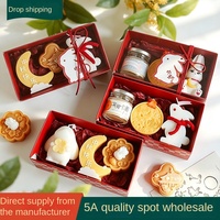 Idée cadeau pour le Festival de la Mi-Automne : Coffret cadeau créatif de bougies parfumées en cire de soja, faites à la main, pour souvenirs d'entreprise