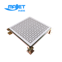 Panel berlubang Aluminium 600*600mm terlaris untuk pusat Data