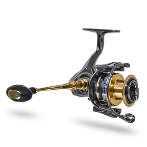 <span class=keywords><strong>Moulinet</strong></span> de pêche spinning haute qualité pour eau douce et eau salée, avec poignée métallique interchangeable - Product Image 6