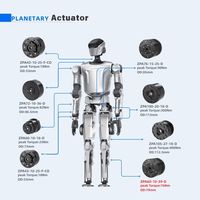 Actionneur de joint de robot ZBDynamiX 100 tr/min avec moteur à aimant permanent sans cadre pour bras de robot collaboratif et exosquelette