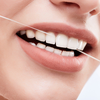 Hilo Dental Ultrafino de 50m, Color Rosa Translúcido, Estuche en Forma de Lágrima, Cinta de PTFE Resistente a Desgarros, Marca Privada OEM