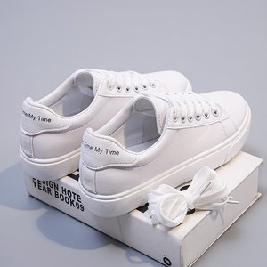 Chaussures <span class=keywords><strong>pas</strong></span> chères pour garçons et filles, pour spectacles scolaires, nouveaux modèles printemps-automne 2024, baskets blanches de sport. - Product Image 3