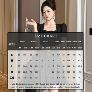 ZYHT 61240 <span class=keywords><strong>Robe</strong></span> courte noire à col carré ornée <span class=keywords><strong>de</strong></span> perles pour filles romaines, décontractée, avec taille naturelle, tissu tissé, écologique pour femmes - Product Image 3