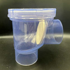 Clapet anti-retour transparent en PVC 1 1/2 pouce pour tuyau d'évacuation d'évier de cuisine - Product Image 4