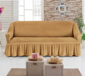 Fundas de sofá lisas de estilo moderno, acolchado de poliéster y poliéster para sofás de tres asientos, Fundas de cojín de asiento, de estilo moderno, para el año 2017 - Product Image 4