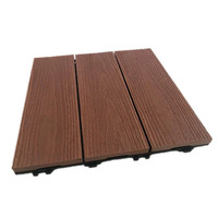 Extérieur composite bois brossé wpc sol platelage carreaux jardin de protection